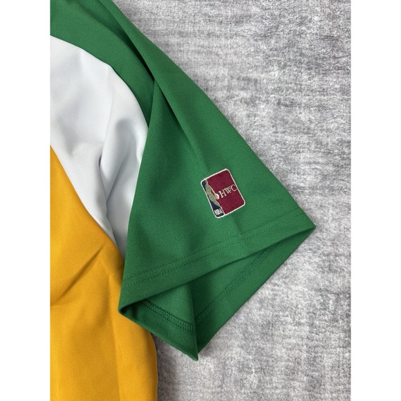 Boston Celtics Shirt Mens XL Green Hardwood Classics Shooting Warm Up Jersey - Picture 7 of 13